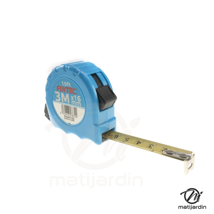 Ruban métrique en acier - 3 m x 16 mm