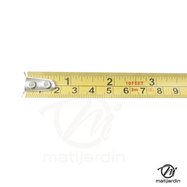 Ruban métrique en acier - 3 m x 16 mm