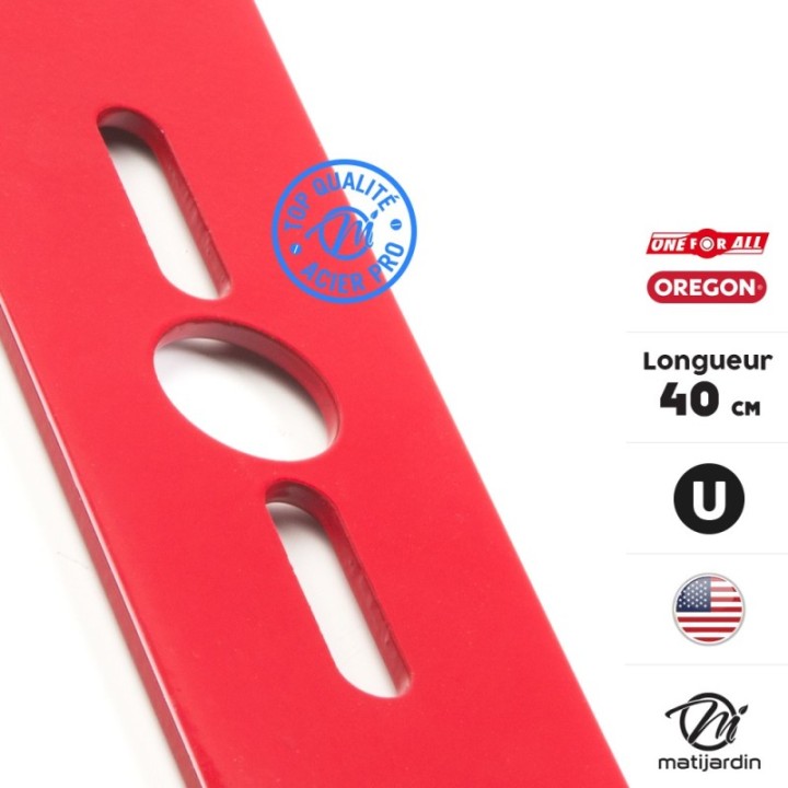 Lame tondeuse universelle Oregon Gator Mulcher™. Coupe 40 cm