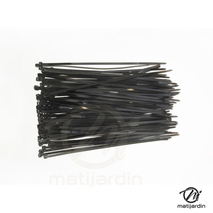 Lot de 100 attache-câble noire 4,6 x 250 mm