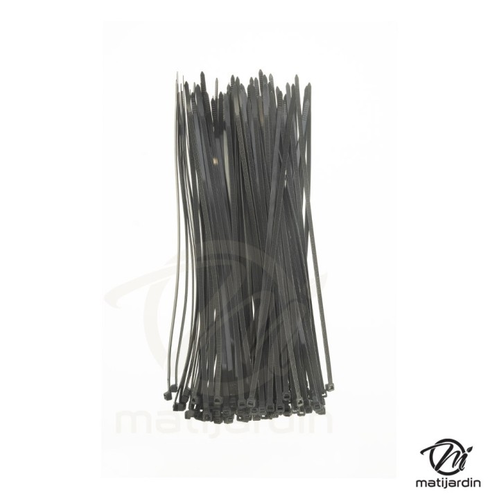 Lot de 100 attache-câble noire 4,6 x 300 mm