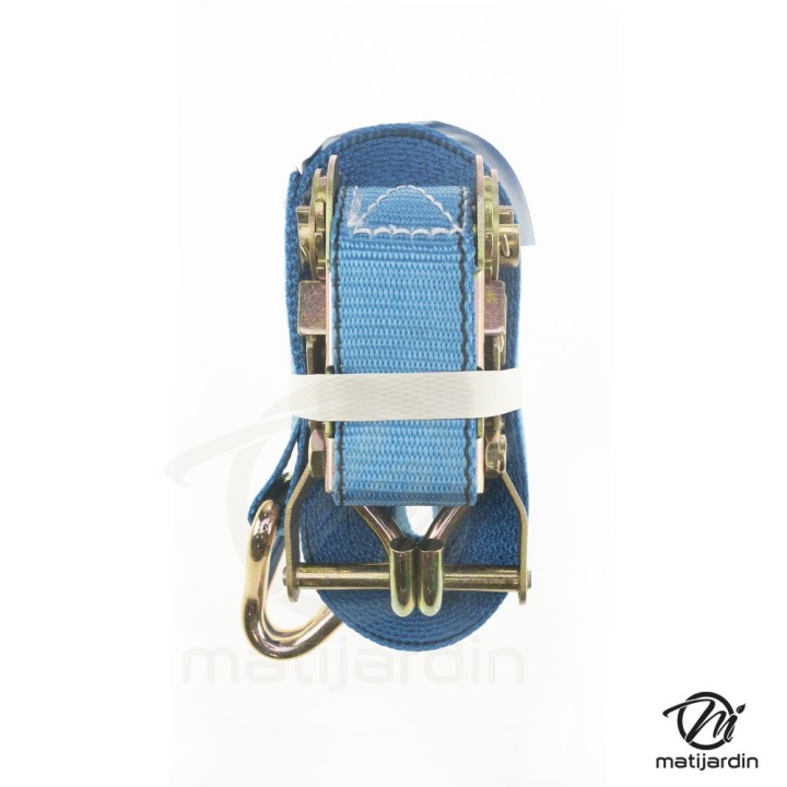 Sangle rétractable d'arrimage 6 m x 38 mm