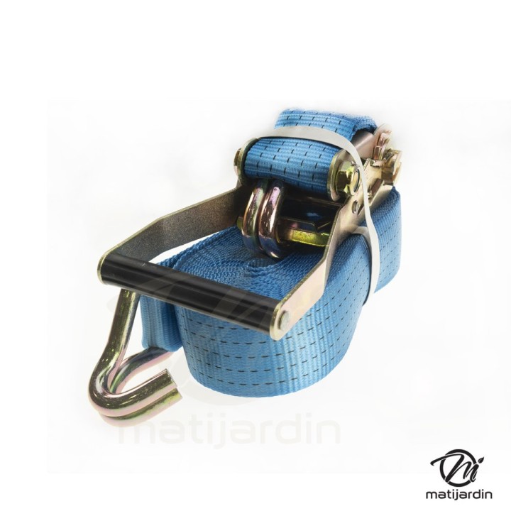 Sangle rétractable d'arrimage 9 m x 50 mm