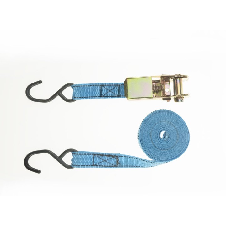 Sangle rétractable d'arrimage 5 m x 25 mm