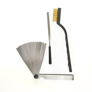 Lime, Jauges d’Épaisseur et Brosse Métallique