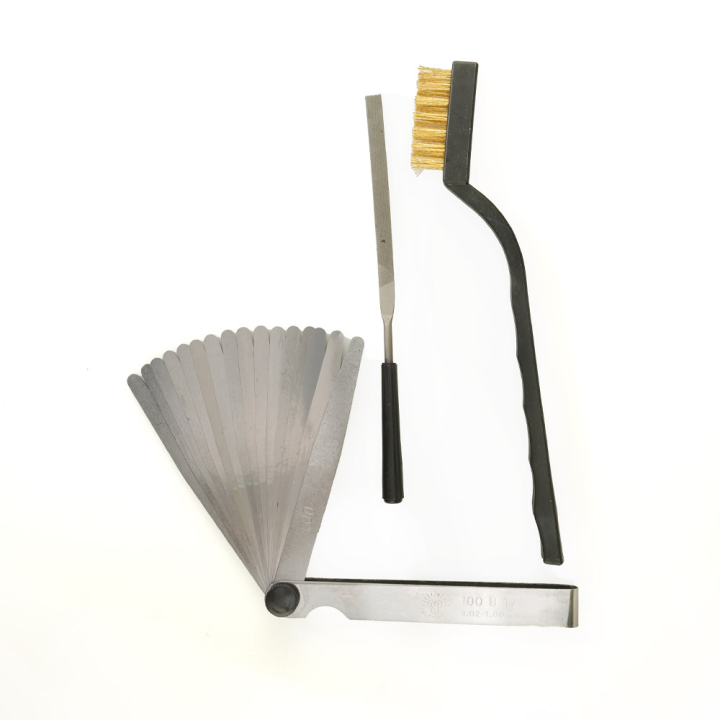 Lime, Jauges d’Épaisseur et Brosse Métallique