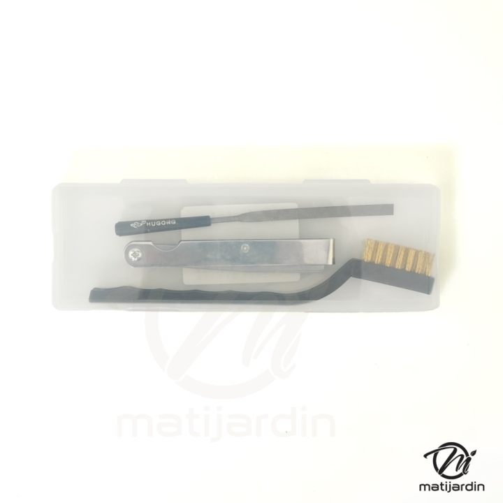 Lime, Jauges d’Épaisseur et Brosse Métallique