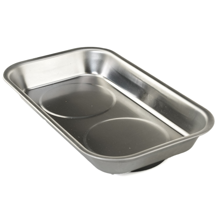 Plateau aimanté en acier - Double base antidérapante