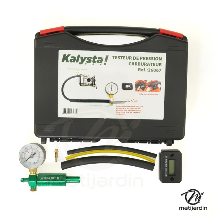 Testeur de pression pour l’entretien des carburateurs