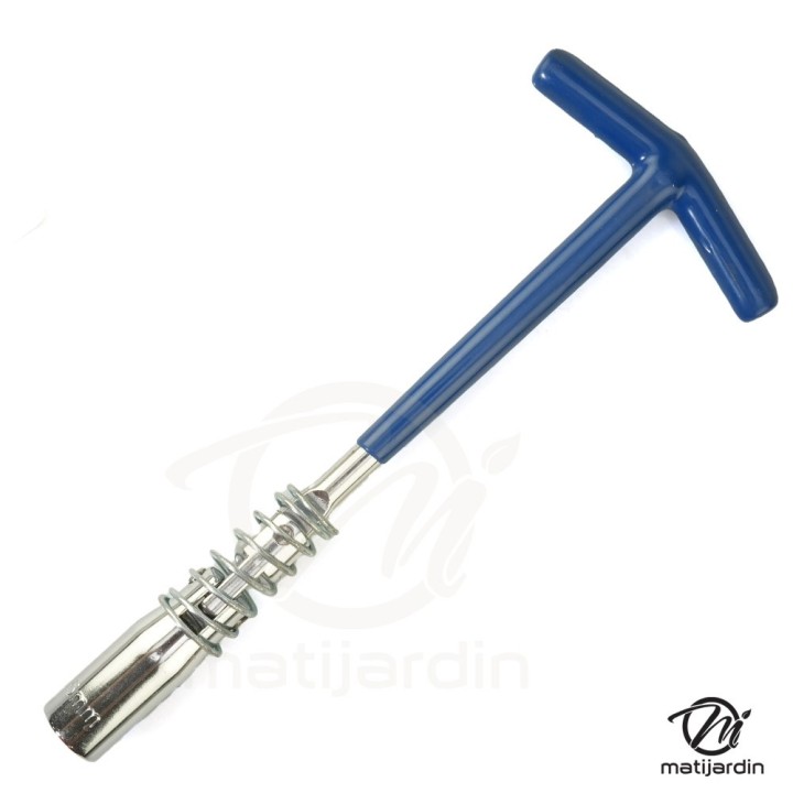 Clé à bougie d'allumage 16 mm