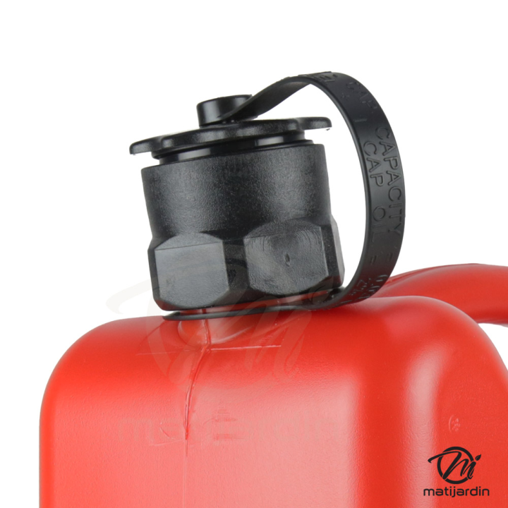 Bidon double de 2 et 5 litres avec bec verseur auto-stop