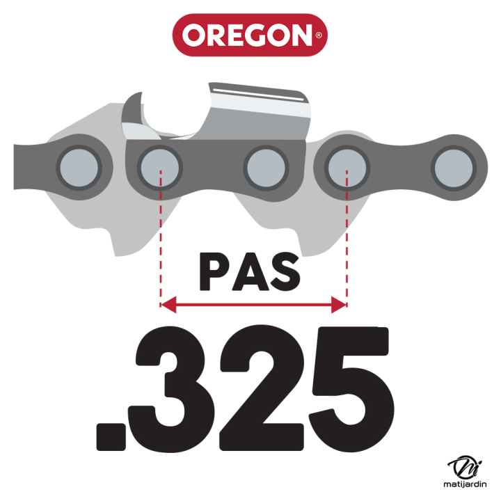 Guide tronçonneuse Oregon 25 cm. 3/8"LP 1,3 mm 40 maillons 100SDEA041 DB Guard