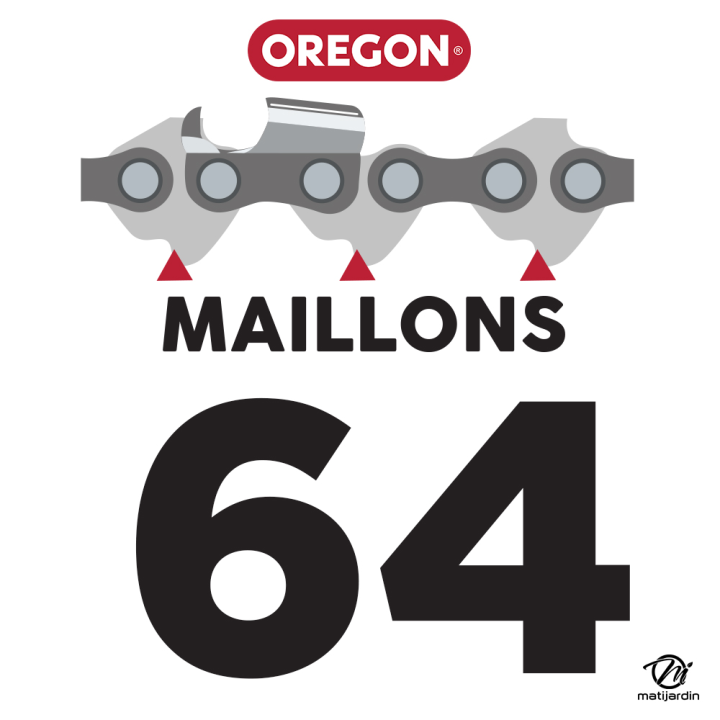 Guide tronçonneuse Oregon 25 cm. 3/8"LP 1,3 mm 40 maillons 100SDEA041 DB Guard