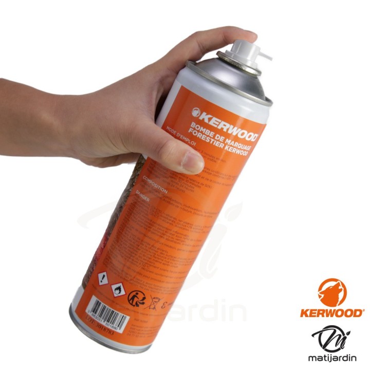 Spray de marquage forestier rouge - Kerwood
