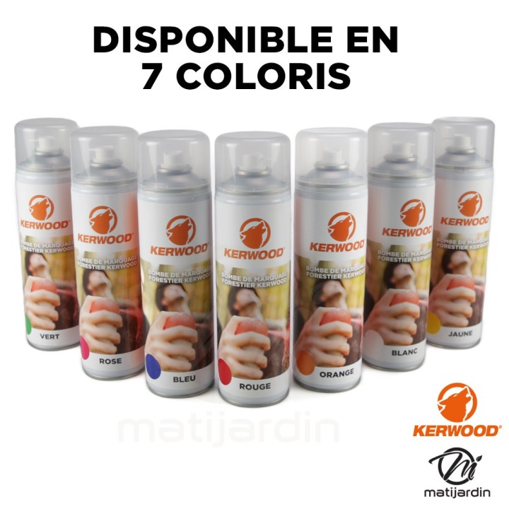 Spray de marquage forestier jaune - Kerwood