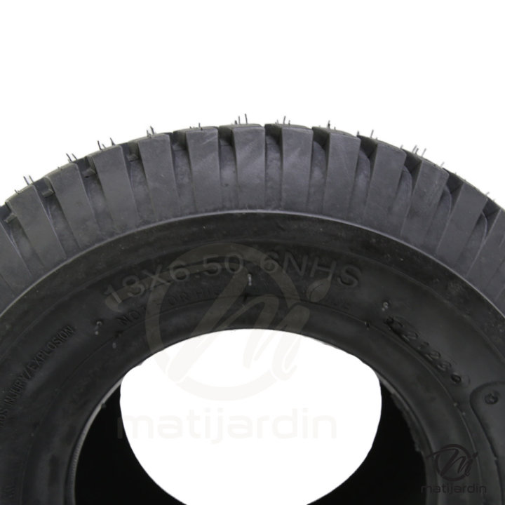 Pneu gazon. 13 x 650 x 6. 4 plis tubeless