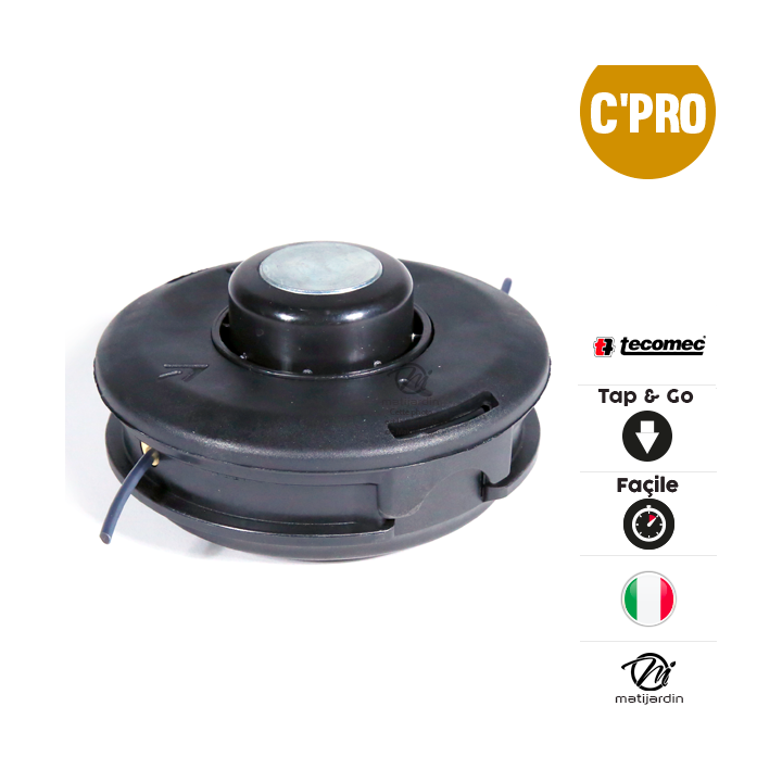 Tête débroussailleuse 2 fils Tap&Go Ø130 mm M8x1,25 LH.F