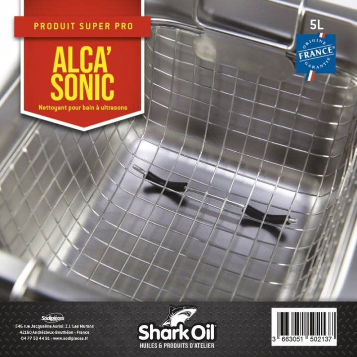 Nettoyant pour nettoyeur à ultrason Alca'sonic - Shark Oil - 5 litres