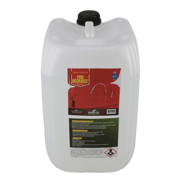 Nettoyant pour fontaine de dégraissage Pro Degraiss - Shark Oil - 20 litres