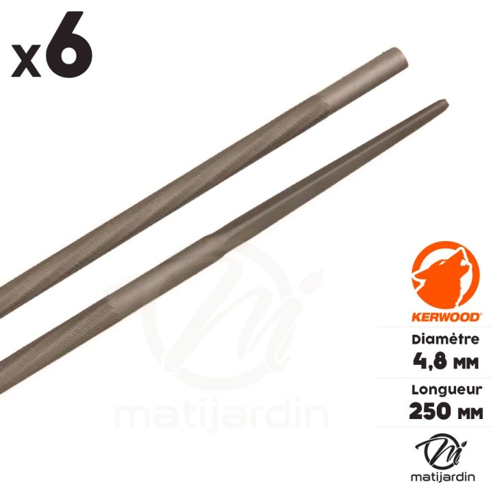 Lime d'affûtage Kerwood - 4,8mm