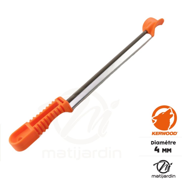 Porte-lime affûteur avec lime ronde 4,0 mm - Kerwood