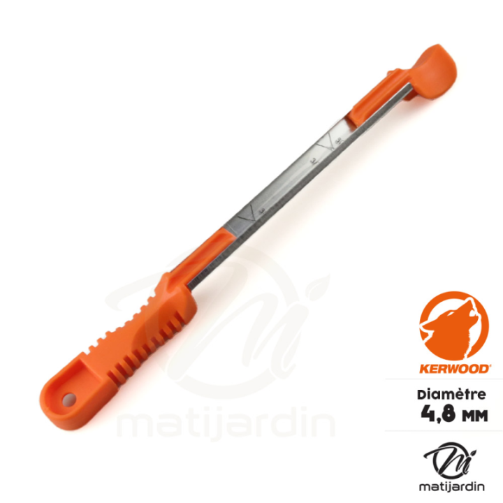 Porte-lime affûteur avec lime ronde 4,8 mm - Kerwood