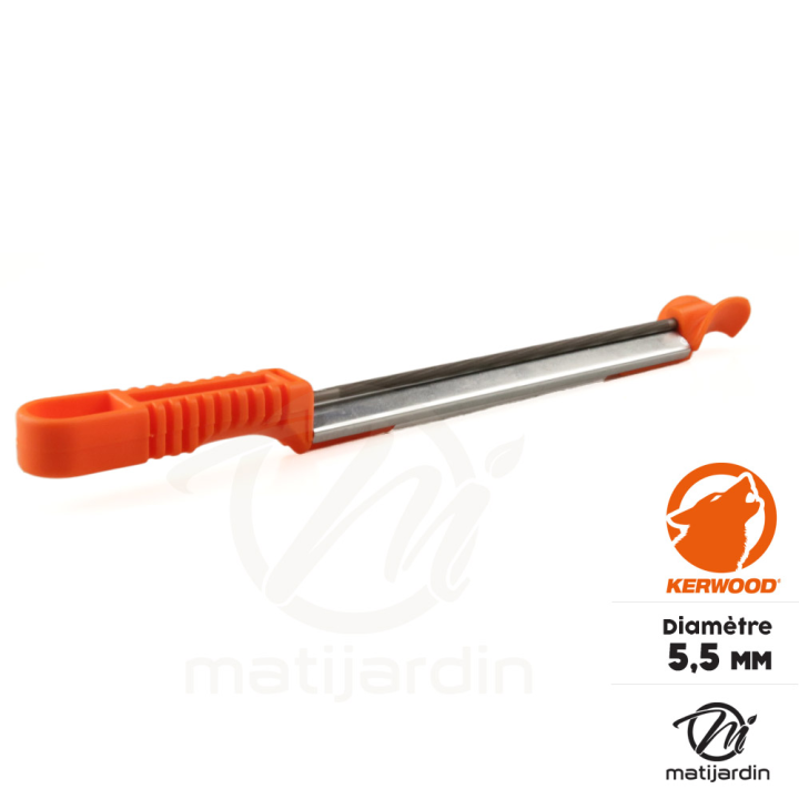 Porte-lime affûteur avec lime ronde 5,5 mm - Kerwood