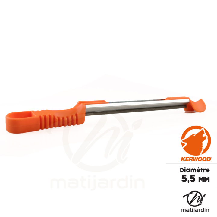 Porte-lime affûteur avec lime ronde 5,5 mm - Kerwood