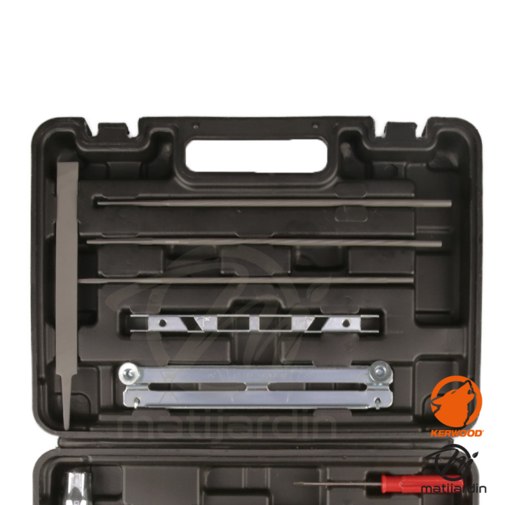 Mallette d'affûtage Forestière Kerwood – L'essentiel pour entretenir votre tronçonneuse