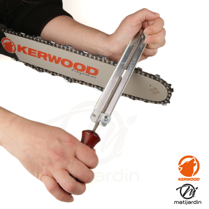 Kit affûtage pour chaîne de ttronçonneuse - Kerwood