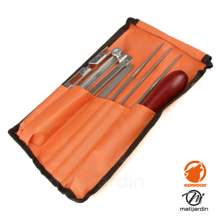 Kit affûtage pour chaîne de ttronçonneuse - Kerwood