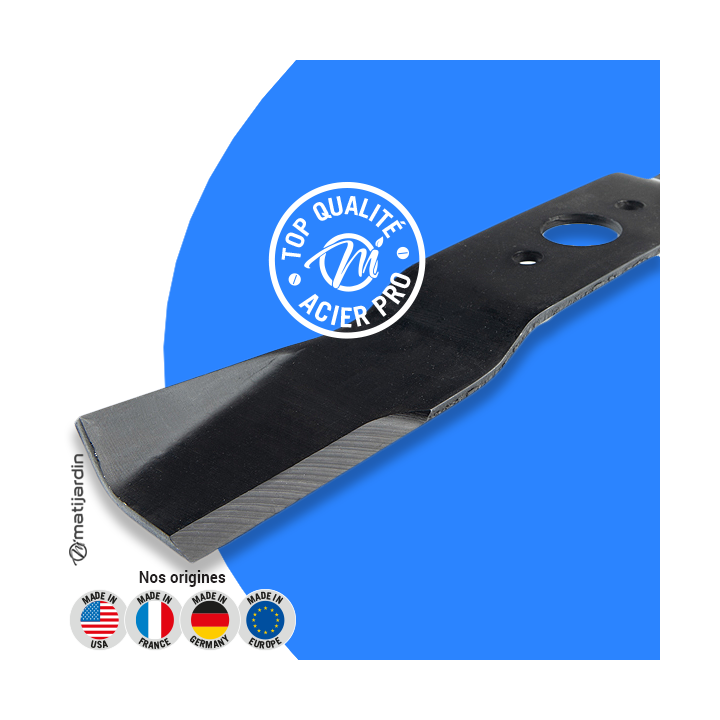 Lame tondeuse pour Case 48". N° C14886. Coupe 43 cm