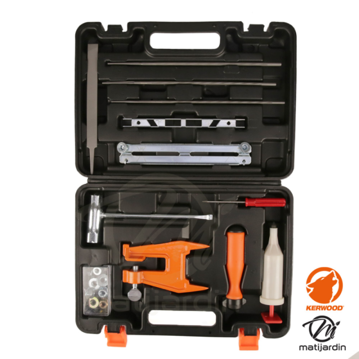 Mallette d'affûtage Forestière Kerwood – L'essentiel pour entretenir votre tronçonneuse