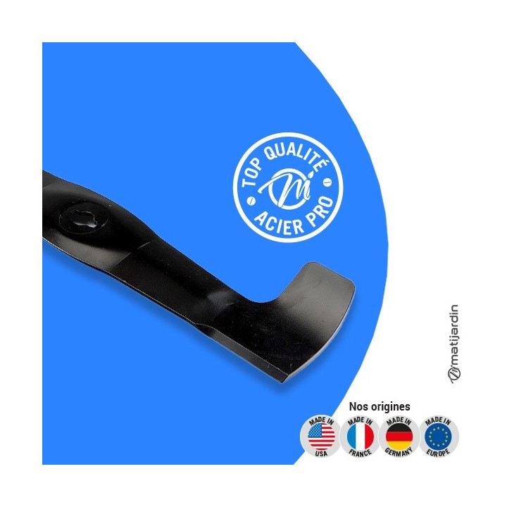 Lame tondeuse pour John Deere LTR155 M148245LH coupe 55,4 cm