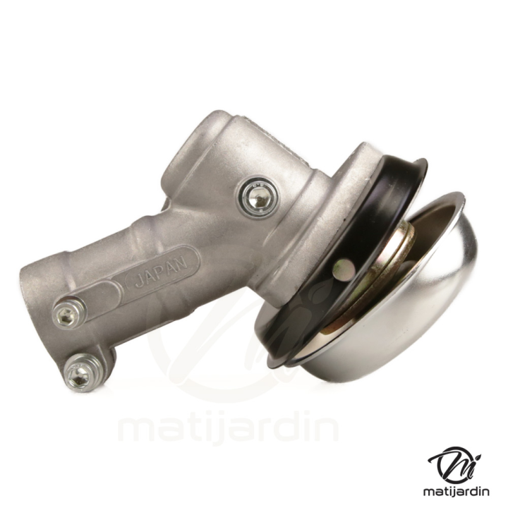 Renvoi d'angle pour débroussailleuse. Tube Ø 28 mm. 9 cannelures