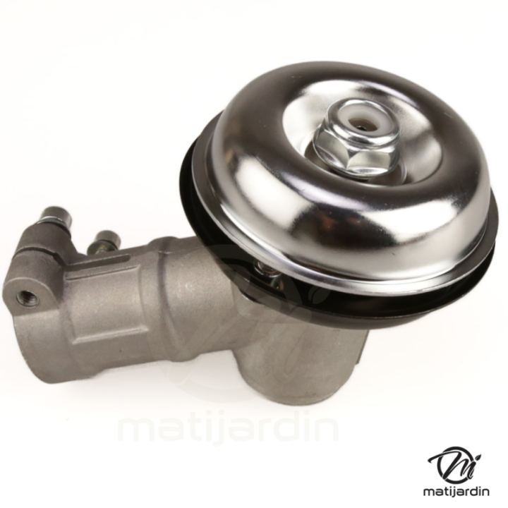 Renvoi d'angle pour débroussailleuse. Tube Ø 28 mm. 9 cannelures