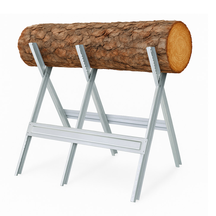 Chevalet pliable à bûches pour tronçonneuse. Eco Oregon