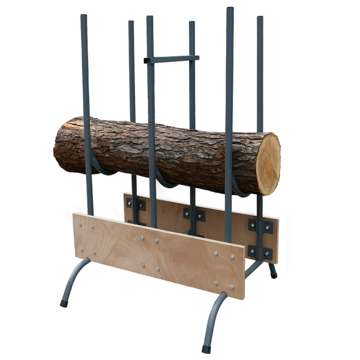 Chevalet à bûches en bois et acier – Capacité 150 kg – KERWOOD