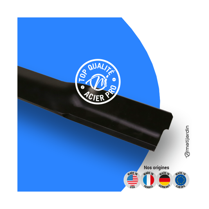 Lame tondeuse pour John Deere 30? AM101538 coupe 76,3 cm