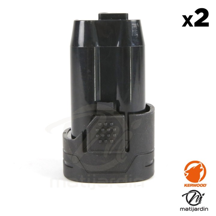 Pack outils sans fil KERWOOD avec mallette en tissus : Mini Tronçonneuse + Sécateur Électrique