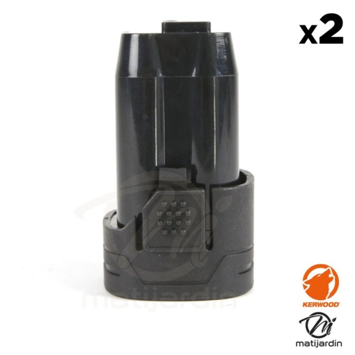 Sécateur électrique sans fil 14.4V – Coupe jusqu’à 30 mm – 2 batteries incluses – KERWOOD