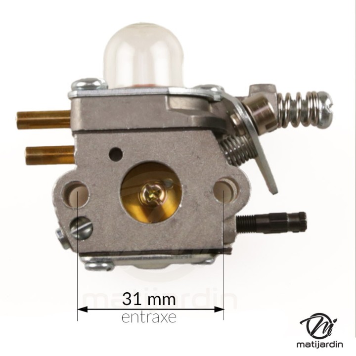 Carburateur de remplacement pour moteur C1U-K51 / C1U‑K54A et pour Echo HC‑1500, HC‑1600, HC‑2000, HC‑2100