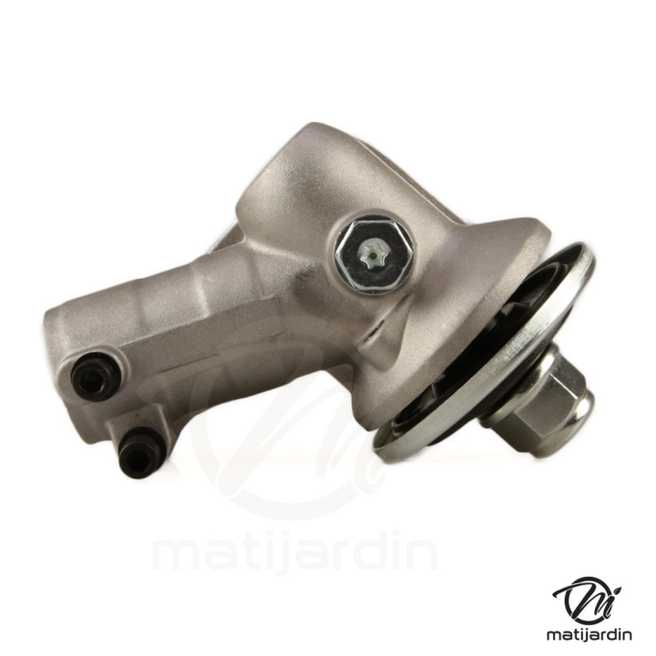 Renvoi d'angle compatible avec débroussailleuses HUSQVARNA 322, JONSERED BC2125 et PARTNER 323.