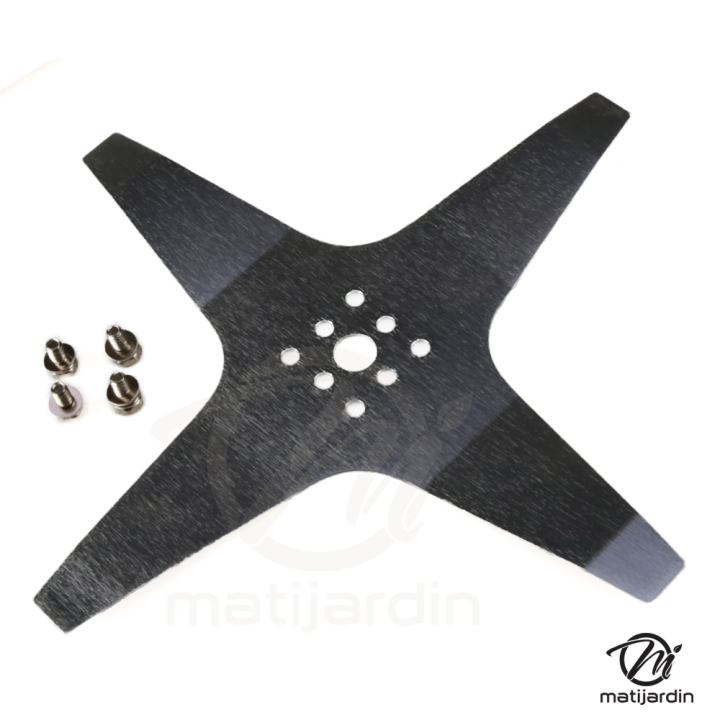 Lame 4 dents pour robots tondeuses Ambrogio L15 Deluxe, Twenty Elite S+, Twenty Elite, Twenty Deluxe