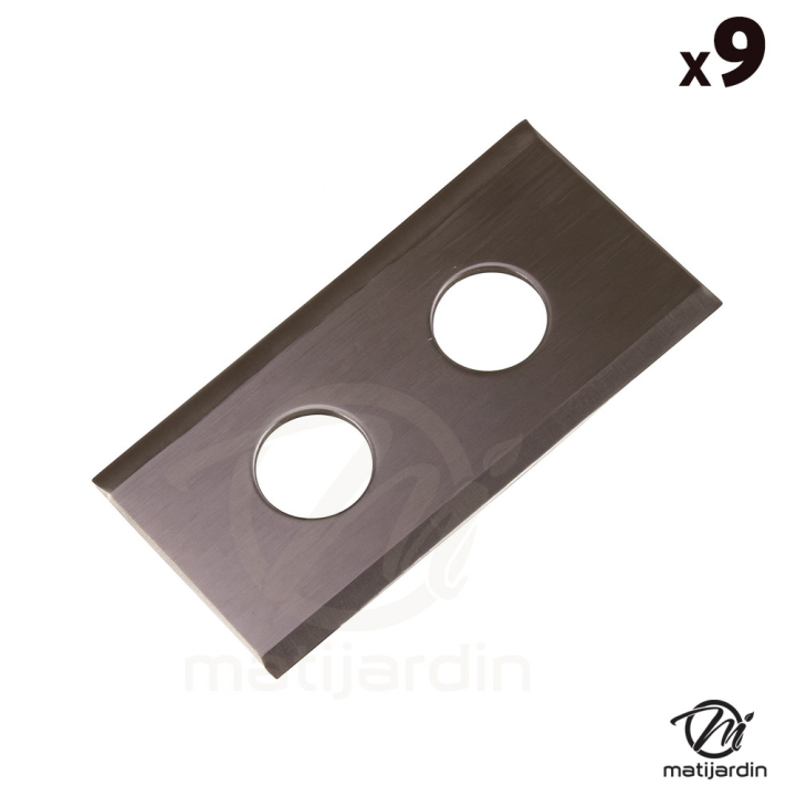 Lot de 9 lames 36 mm pour robots tondeuses Worx Landroid