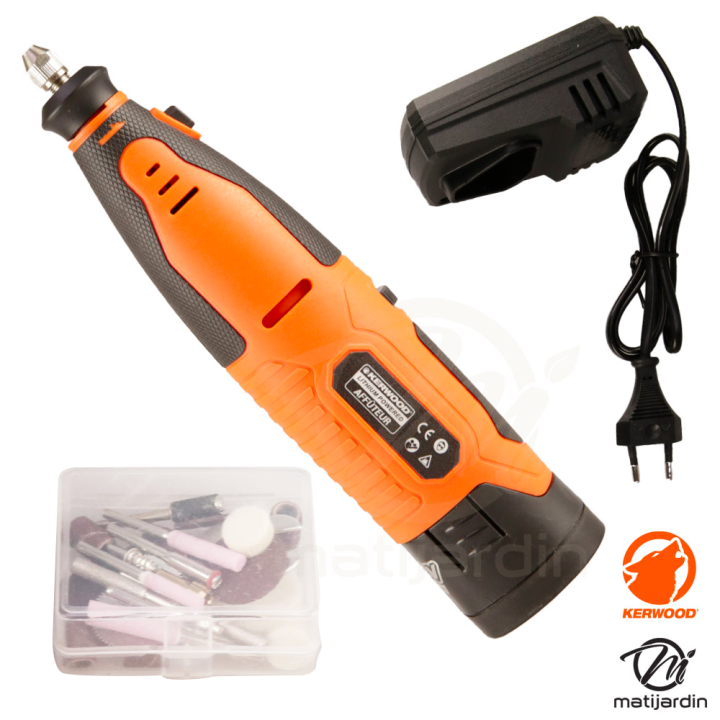 Mini-affûteuse de chaîne Li-ion 12 V - Kerwood