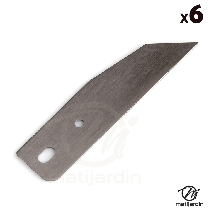 Lot de 6 lames pour robots tondeuses Alko Robolinho 100, 1100, 3100, 4100