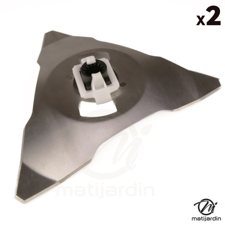 Lot de 2 lames pour robots tondeuses Robomow séries MC, RC, TC, MS, RS, TS