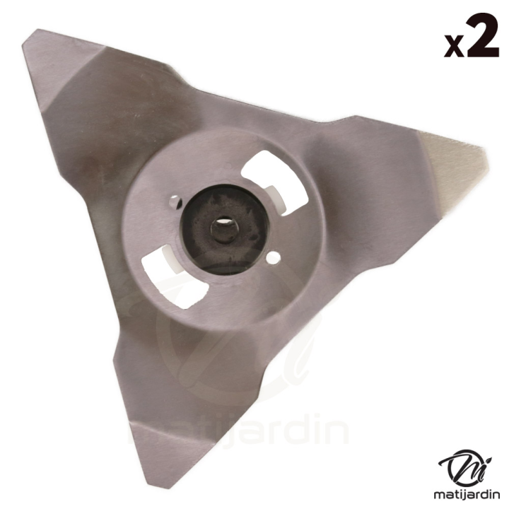 Lot de 2 lames pour robots tondeuses Robomow séries MC, RC, TC, MS, RS, TS