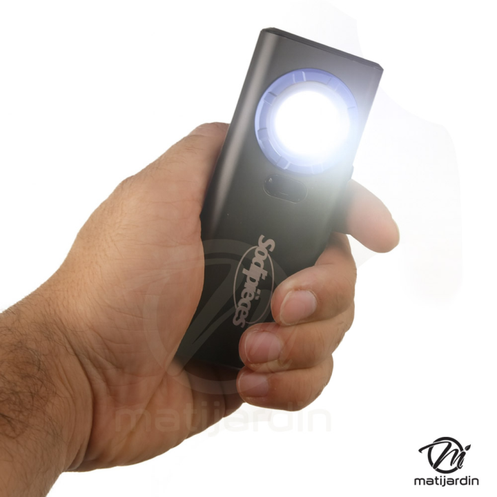 Lampe de travail rechargeable en aluminium 1200LM avec base aimantée